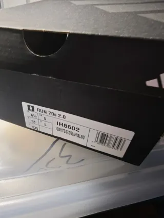 Zapatillas Adidas Mujer Talla 38 Azul Blanco