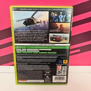 Videojuego Xbox 360 Grand Theft Auto V (2CDs)