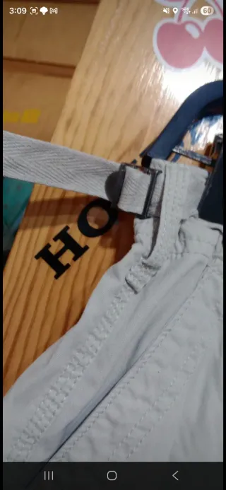 Pantalón cargo Bershka beige talla M