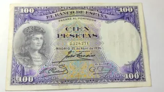 Billete 100 Pts 1931 Gonzalo Fernández de Córdoba