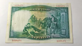 Billete 100 Pts 1931 Gonzalo Fernández de Córdoba