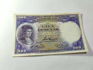 Billete 100 Pts 1931 Gonzalo Fernández de Córdoba