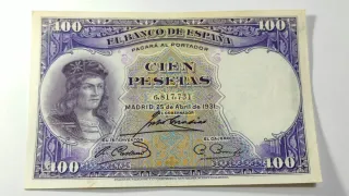 Billete 100 Pts 1931 Gonzalo Fernández de Córdoba