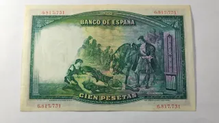 Billete 100 Pts 1931 Gonzalo Fernández de Córdoba