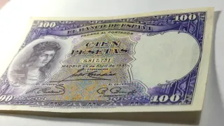 Billete 100 Pts 1931 Gonzalo Fernández de Córdoba