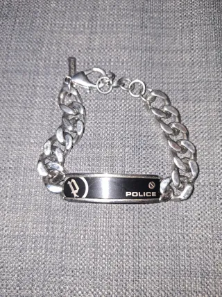 Pulsera Police Plata
