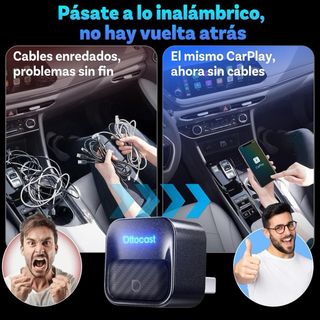 Adaptador inalámbrico CarPlay & Android Auto
