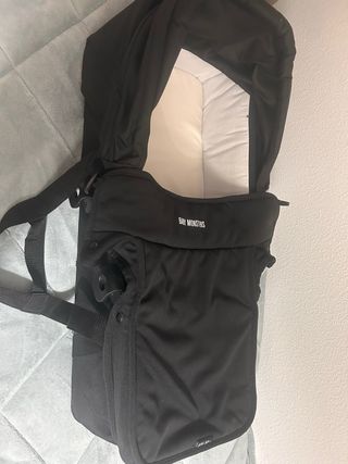 Capazo Baby Monster Negro