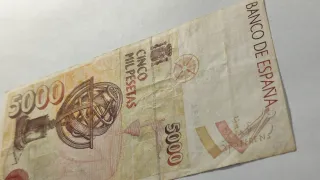 Billete 5000 Pesetas España 1992