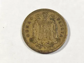 Moneda 1 Pta 1953 *54 Estado Español, Franco