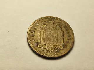 Moneda 1 Pta 1953 *54 Estado Español, Franco