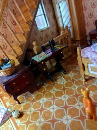 Habitación miniatura casa de muñecas