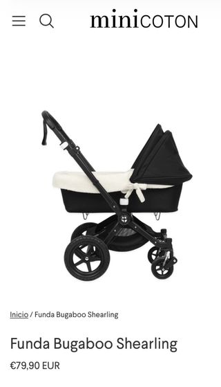 Funda capazo para invierno, es de borreguito