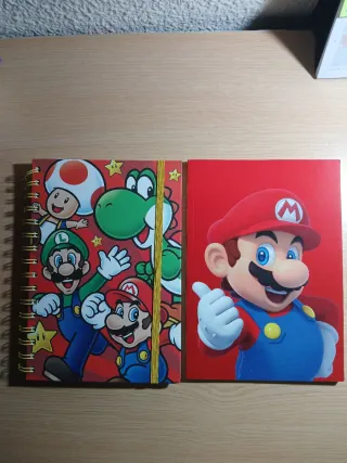 Cuadernos Super Mario Nintendo