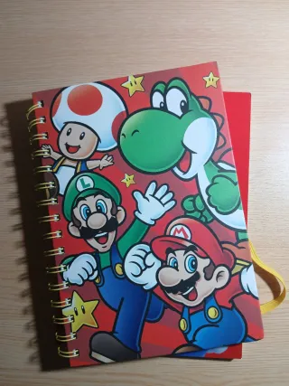 Cuadernos Super Mario Nintendo