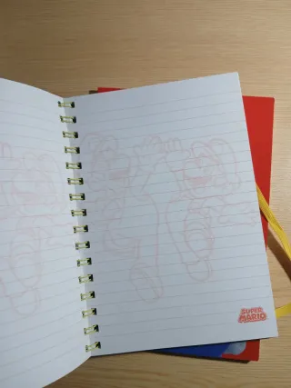 Cuadernos Super Mario Nintendo
