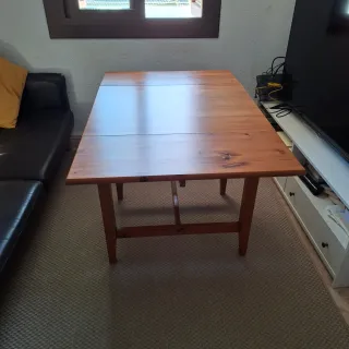 Mesa abatible IKEA NORDEN de pino macizo
