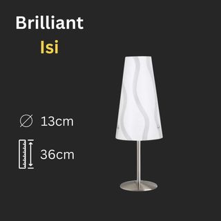 Dos lámparas de mesa modernas