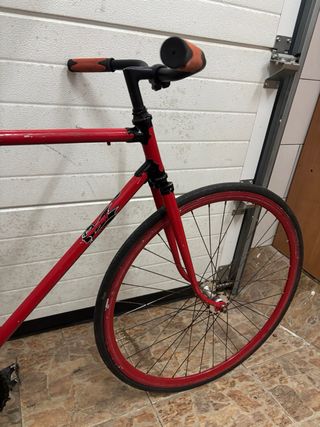 Bicicleta Fixie Roja
