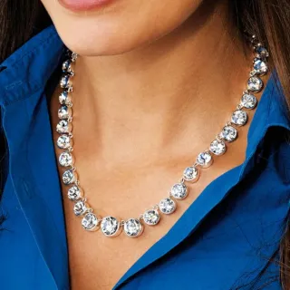 Collar Galeria del Coleccionista Plata y Cristal