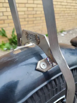 Sissy bar custom para moto chopper