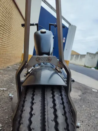 Sissy bar custom para moto chopper