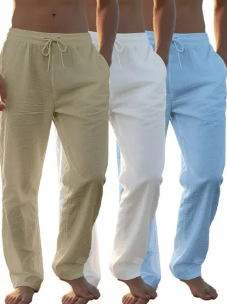 Pantalones de lino para hombre