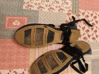 Alpargatas Falleras Negras