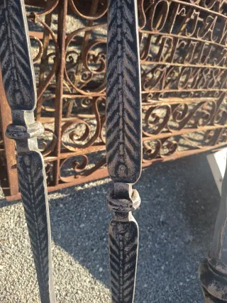 Barandilla de hierro para escalera