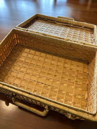 Maletín Mimbre Vintage