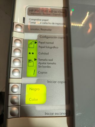 Impresora HP PSC 1510 Escáner y Copia