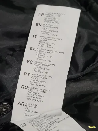 Chaqueta Acolchada Mujer Capucha Talla S