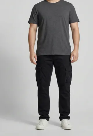 Pantalones Cargo Hombre Negros