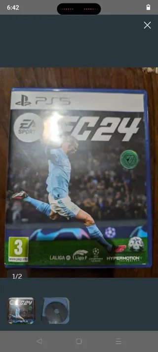 FC 24 PS5 EA Sports Juego Deportivo