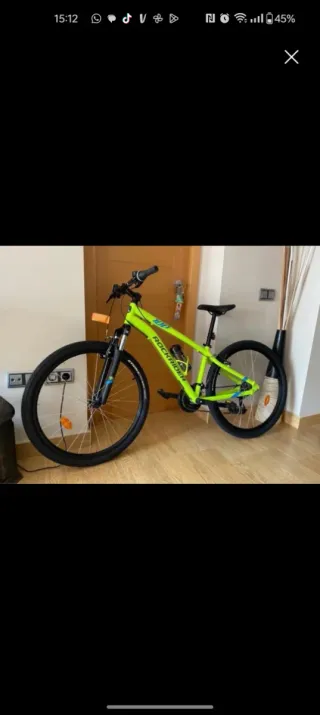 Bicicleta Rockrider 100 Verde