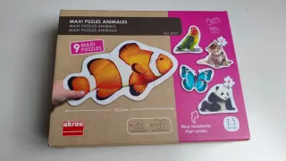 Maxi Puzzles Akros Animales 9 Piezas