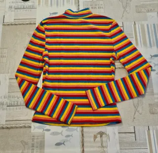 Camiseta Shein rayas canalé Talla M