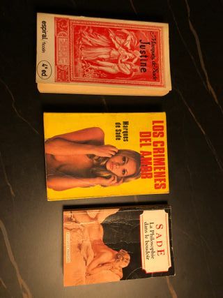 Pack libros Marqués de Sade