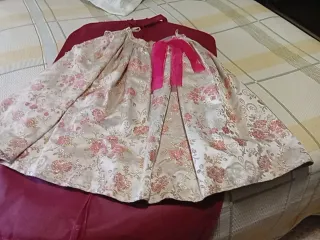 Falda Fallera Niña 7-8 Años + Manteleta