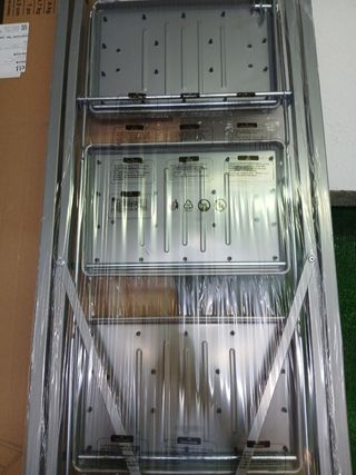 SONGMICS Escalera de Tijera con 4 Peldaños, Metál