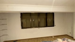 Ventana de aluminio 1,34 alto  1,93 largo