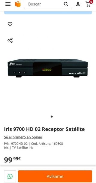 Iris 9700HD 02 Receptor Satélite