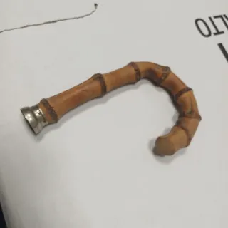 Manico vintage bambù Whangee para paraguas