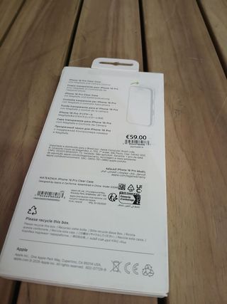 Apple Funda iPhone 16 Pro MagSafe Transparente