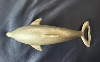 Apribottiglie vintage a forma di delfino