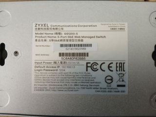 Zyxel GS1200-5 Switch Gigabit Gestionado