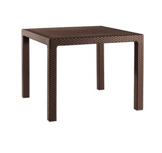 Tavolo da Pranzo Esterno Keter Quartet Marrone