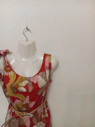 Vestido Verano Flores Talla M