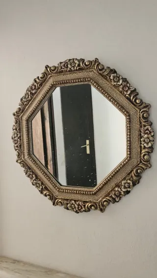 Recibidor vintage mármol y madera