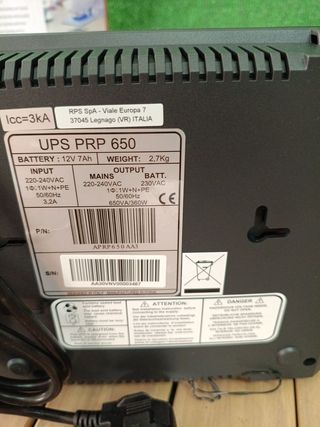 Riello PRP 650 SAI UPS 650 VA 360 W